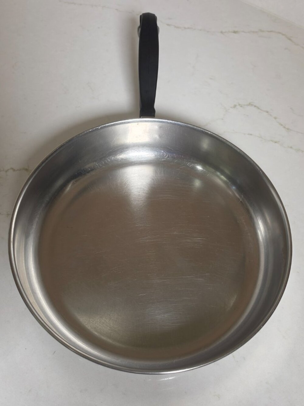 Vintage Farberware Aluminum Clad Stainless Steel 10" Skillet Fry Pan EF